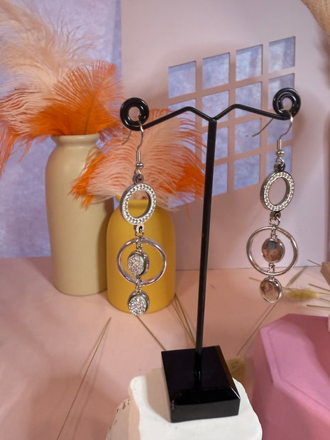 Desi Silver Earrings