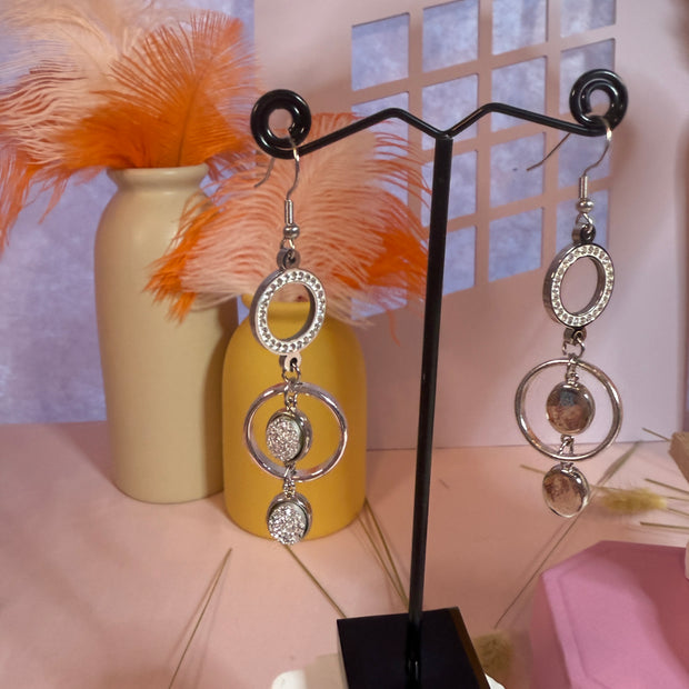 Desi Silver Earrings