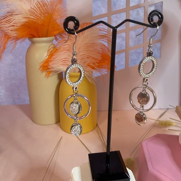 Desi Silver Earrings
