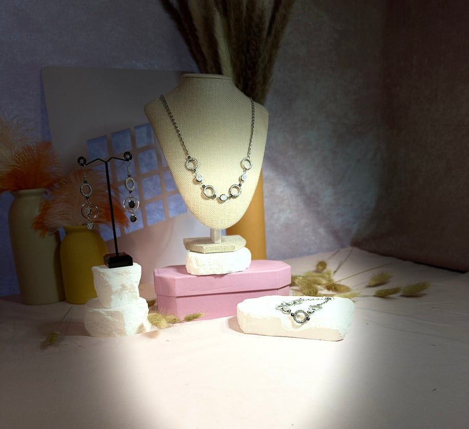 Desi Silver Necklace